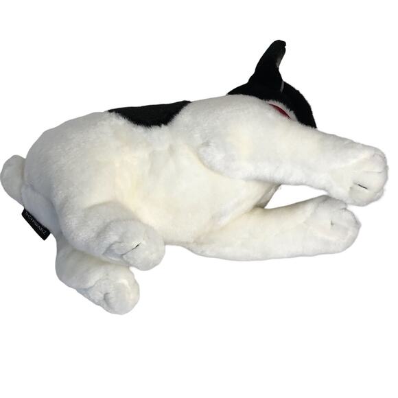 FAO Schwarz Plush French Bulldog Stuffed Playful Puppy Pose - Picture 9 of 12